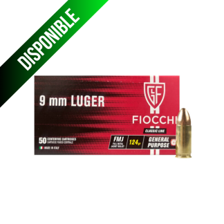 Fiocchi 9 mm FMJ 124 Gr