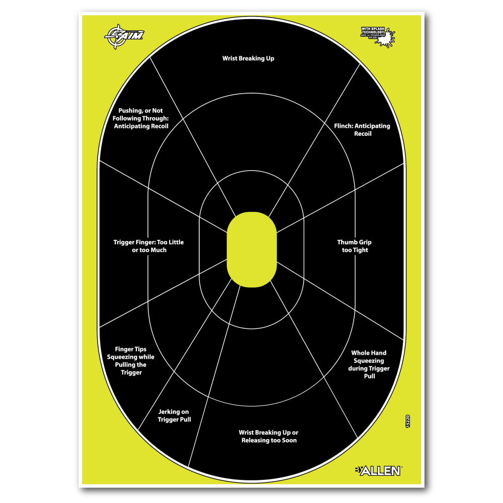 Blancos Allen Mod. EZ AIM Adhesivos de 12"x18"