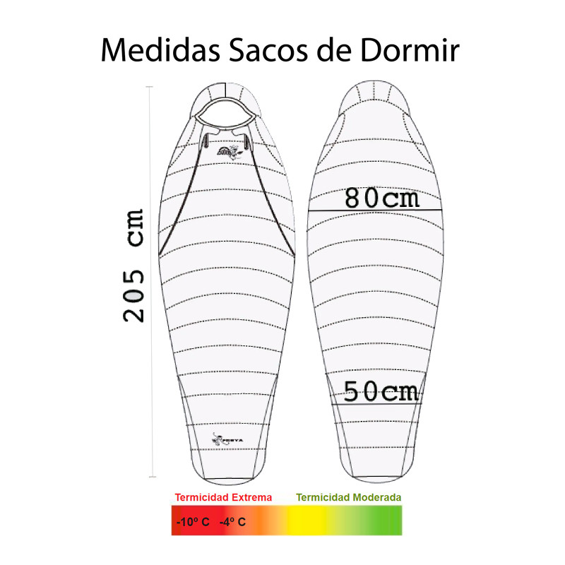 Saco de dormir Freya Verde Doite - Imagen 2