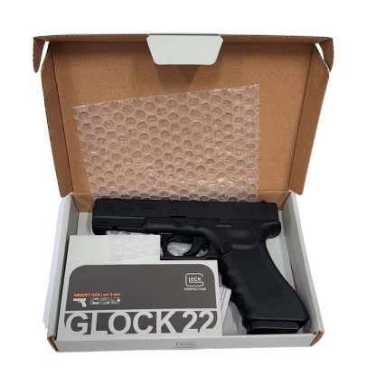 glock 22 umarex, calibre 6mm, balin de plastico, airsoft