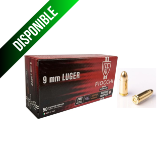 Fiocchi 9 mm FMJ/ 115 Gr