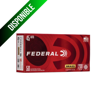 Federal Brass Calibre .45 Auto/ 230 Gr