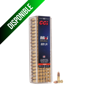 CCI Mini MAG Cal .22 LR 40 Gr/ 100 unidades