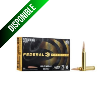 Federal GOLD MEDAL Berger Open Tip Cal .300 Win Mag/ 215 Gr