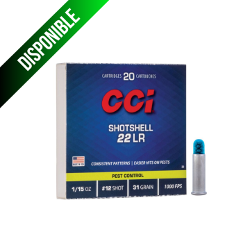 CCI Shotshell (Perdigones) Cal .22/ 31 Gr