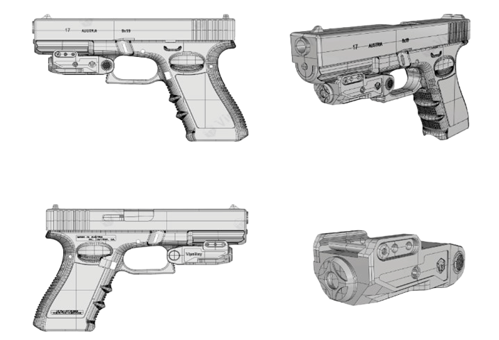 Láser Rojo Viperay Para Pistola Vector Optics - Imagen 8