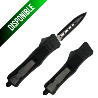 Cuchillo Automático Negro con Funda F183