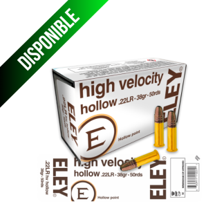 Eley High Velocity Hollow Cal. 22 Lr/ 38gr