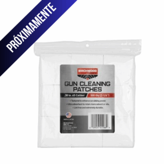 Parches de limpieza de pistolas  1-3/4" / 7MM - CALIBRE .38 / PAQUETE DE 750