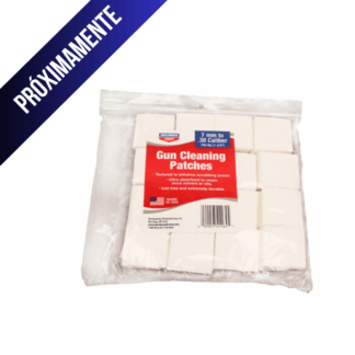 SQUARE GUN CLEANING PATCHES Parches de limpieza 2-1/4"  .38 - .45