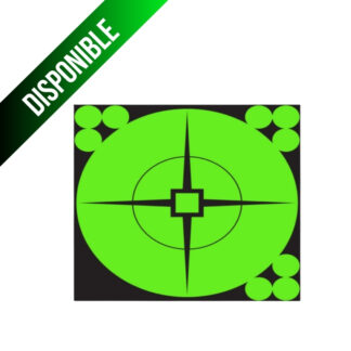 Objetivo de tiro Verde 6 pulgadas, 10 objetivos Birchwood