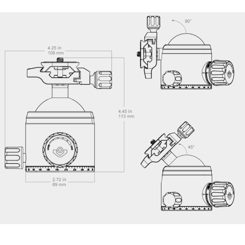 Trípode Vector Optics Tauron RSCF-T03 - Imagen 4