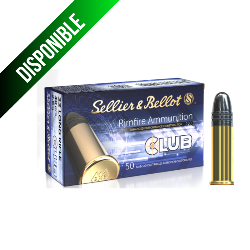 Sellier & Bellot Cal. 22 Lr SB Club LRN/ 40 Gr